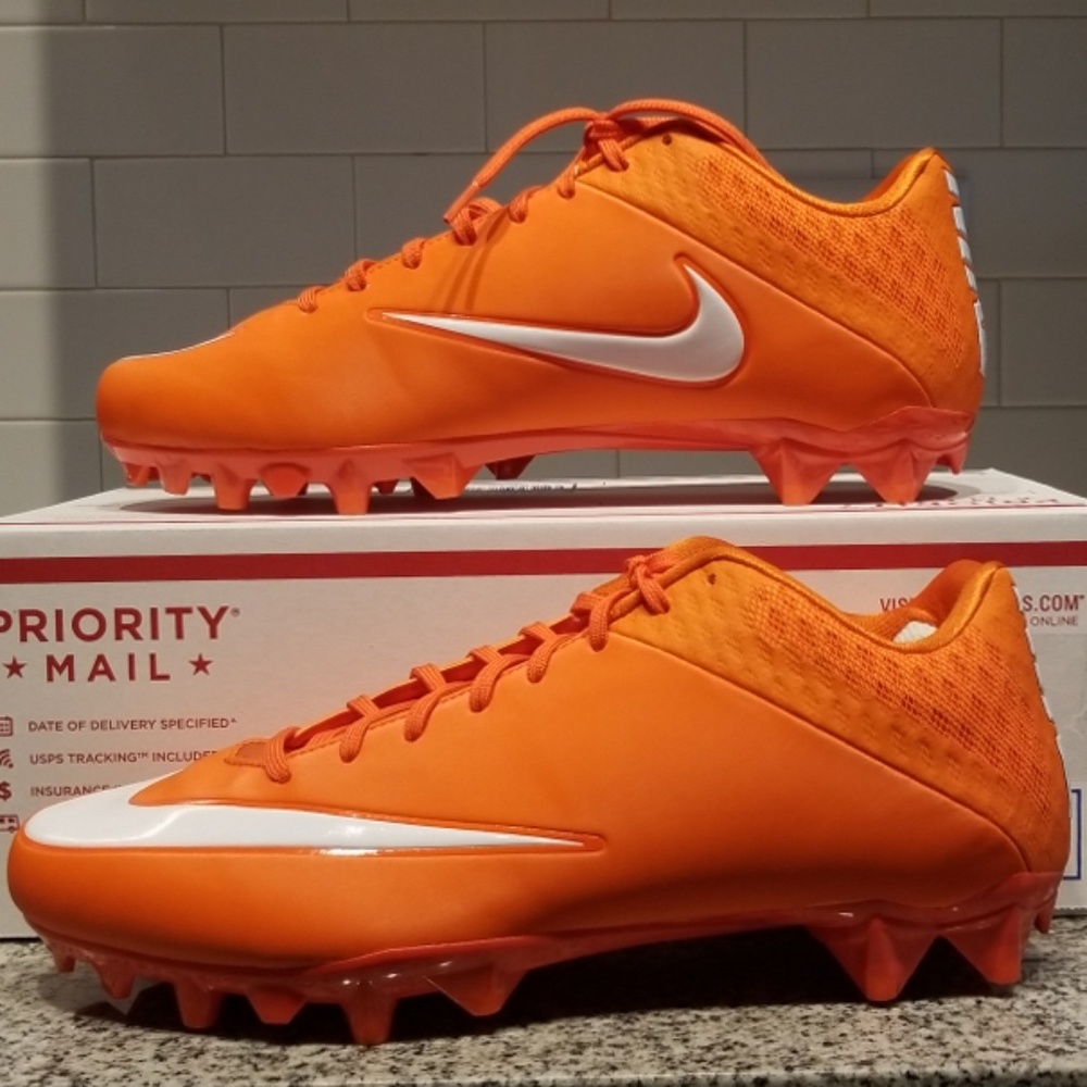 football cleats orange vapor speed 2 TD CF